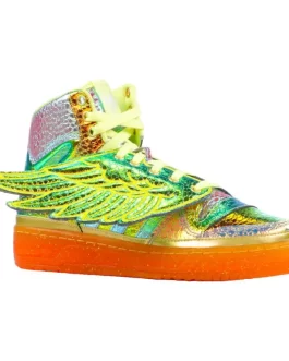 Adidas by Jeremy Scott Leather high trainers