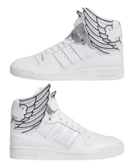 Adidas by Jeremy Scott Leather high trainers