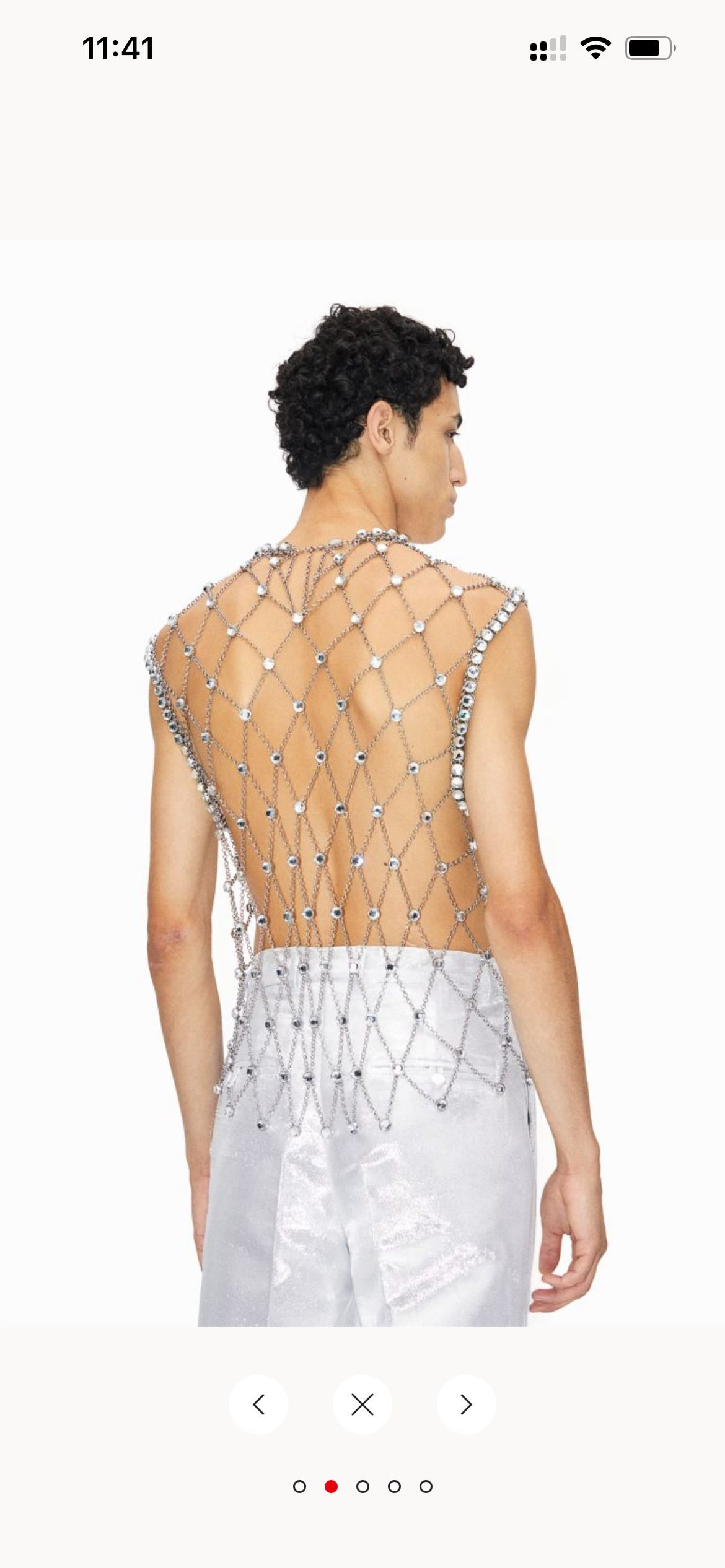 Paco Rabbane by H&M Metall Tank T-shirt - Image 2