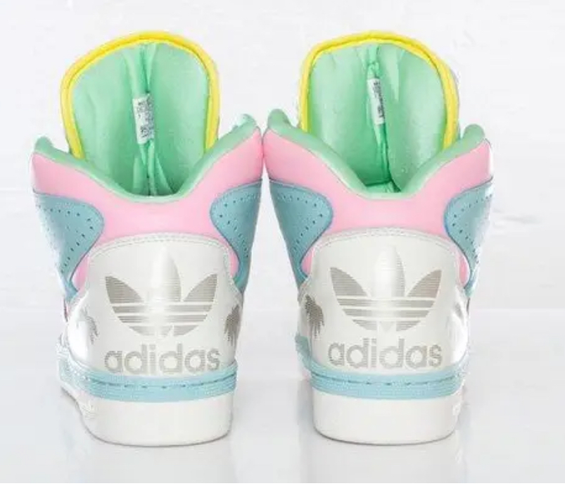 Adidas by Jeremy Scott Leather high trainers - Image 4