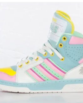 Adidas by Jeremy Scott Leather high trainers