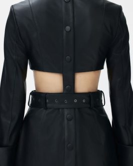 Rokh H&M leather blazer