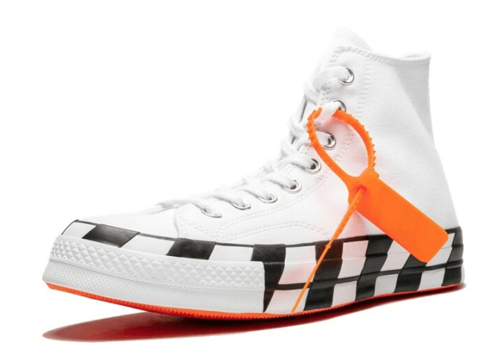 Converse X OFF-WHITE Cloth high trainers - Image 5