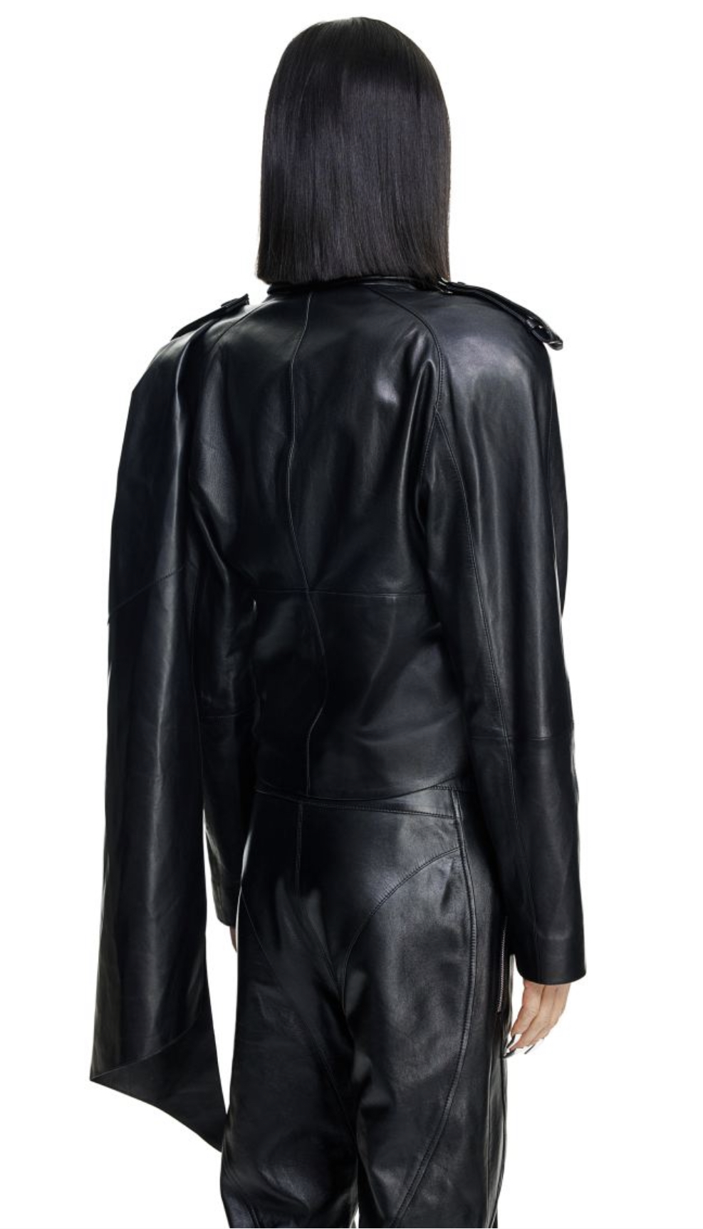 Mugler H&M Leather jacket - Image 2