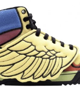 Adidas by Jeremy Scott Vegan leather high trainers