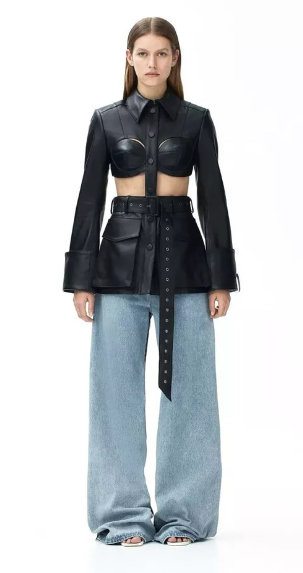Rokh H&M leather blazer - Image 4