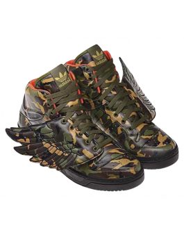Adidas by Jeremy Scott Leather high trainers