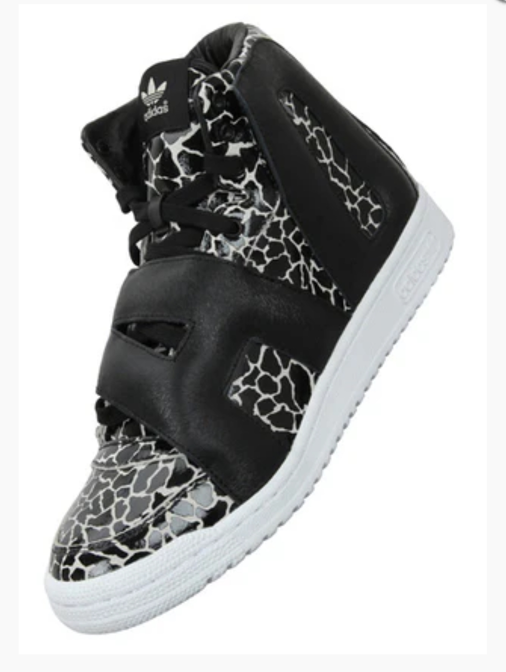 Adidas by Jeremy Scott Leather high trainers - Image 3
