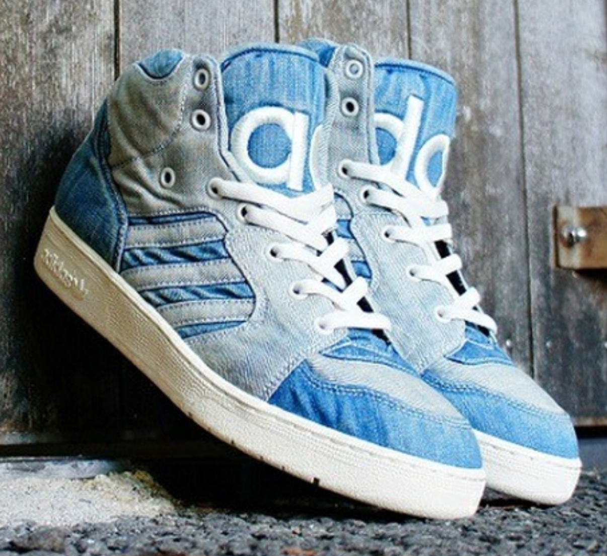 Adidas by Jeremy Scott cloth high trainers - Image 3